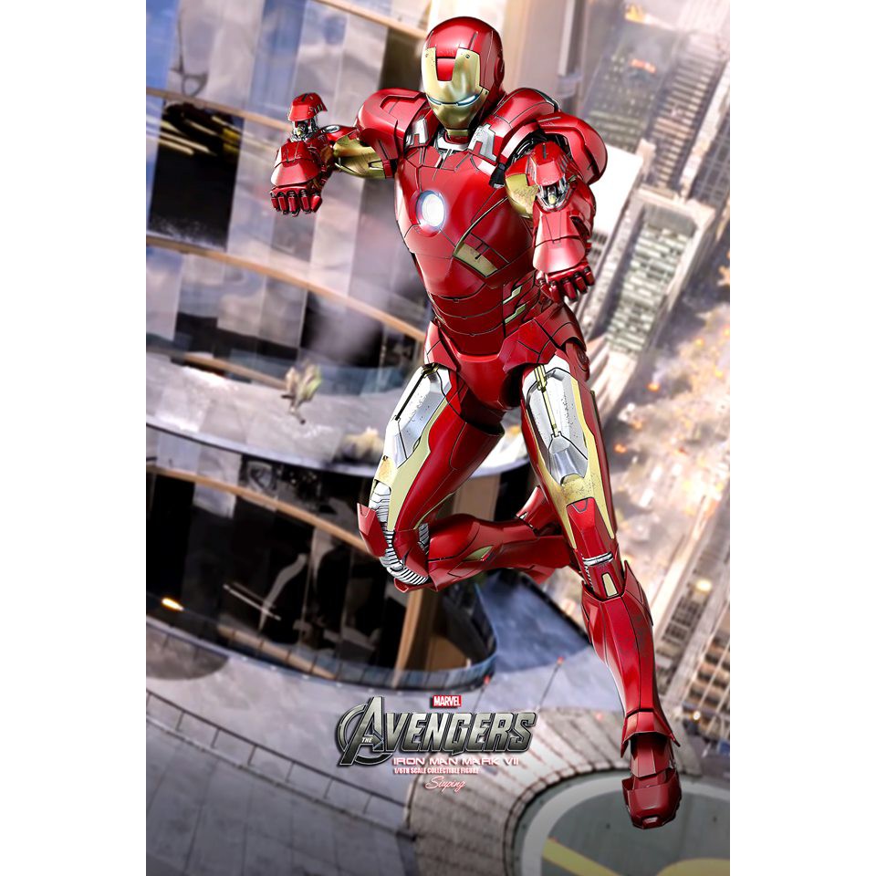Hot Toysthe Avengers Iron Man Mark Vii Diecas Mms500d27 Special Edition Action Figure Toy Shopee Thailand - อรายยยไอรอนแมนสดหลอ roblox iron man