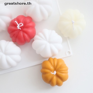 Greatshore แม่พิมพ์ซิลิโคน รูปฟักทอง 3D สําหรับทําสบู่ ฮาโลวีน DIY TH