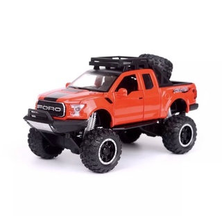 โมเดลรถเหล็กกระบะFORD RAPTOR F150 สเกล1:32 มีเสียงมีไฟรายละเอียดสวยสมจริงทั้งภายนอกและภายในเป็นงานโมเดลสำหรับตั้งโชว์