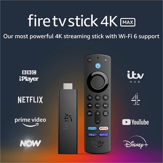 Amazon Fire TV Stick 4K Max streaming device, Wi-Fi 6, Alexa Voice Remote (includes TV controls)