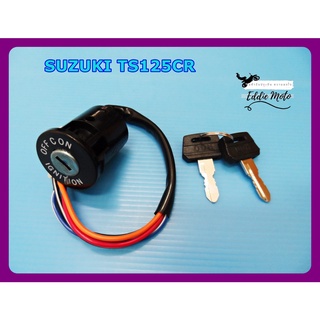 SUZUKI TS125CR IGNITION SWITCH with KEY  // สวิทช์กุญแจ SUZUKI TS125CR ครบชุด สินค้าคุณภาพดี