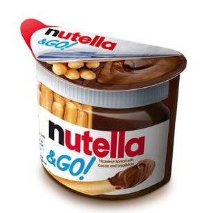 Nutella & Go นูเทลล่า พร้อมบิสกิตแท่ง 48g ช็อคโกแลต นูเทลล่า