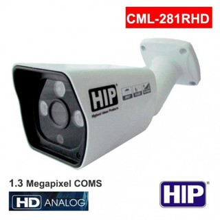 HIP CML-281RHD กล้องวงจรปิดแบบ AHD ความละเอียด 1.3M พร้อม Adaptor