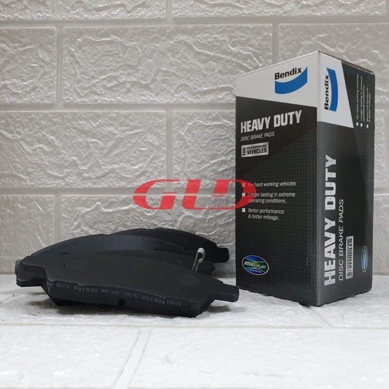 ผ้าเบรค - ผ้าเบรคหน้า NISSAN LIVINA / MARCH BENDIX DB1830-HD