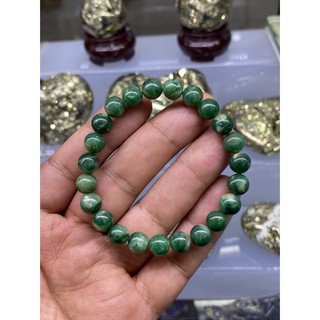 Epidote กำไลหินธรรมชาติแท้ 100% กำไลข้อมือ