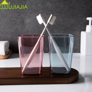 จูเจีย ถ้วยแปรงสีฟันพลาสติกถ้วยดื่มที่วางแปรงสีฟันในครัวเรือ…