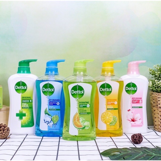 Dettol สบู่เหลวอาบน้ำ แอนตี้แบคทีเรีย 500 มล. (เดทตอลอาบน้ำหลายสูตรให้เลือก)