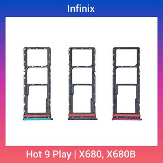 ถาดใส่ซิมการ์ด | Infinix Hot 9 Play | X680, X680B | SIM Card Tray | LCD MOBILE