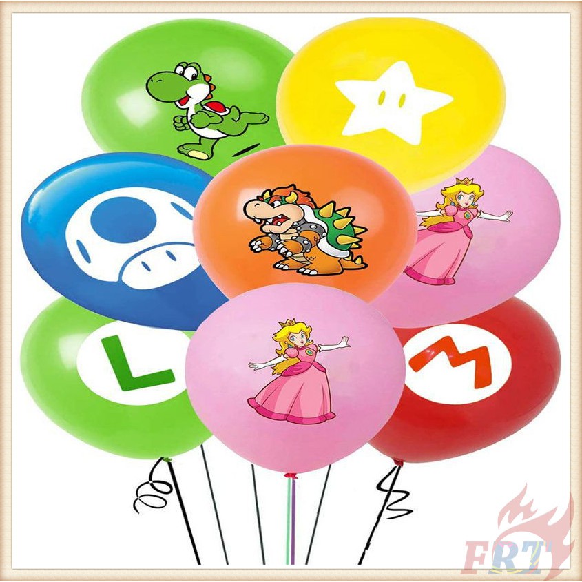 ▧♦ Party Decoration - Balloons ♦ 1Pc 12inch Game Super Mario Bros. Latex Balloons Series 01 Party Needs Decor Happy Birt