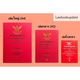 ประมวลกฎหมายแพ่งและพาณิชย์ บรรพ 1-6 ประมวลกฎหมายอาญา (2566) ***แก้ไขล่าสุด***