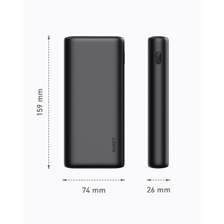 AUKEY PB-Y37 PowerPlus Pro 20000mAh 65W Power Delivery (Black)(CEP-001086)