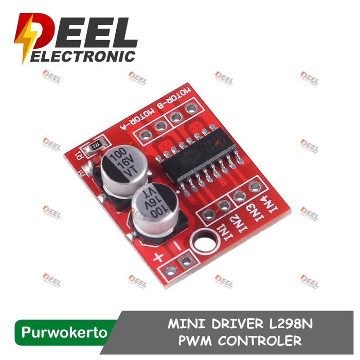 MINI DRIVER L298N DUAL H BRIDGE L298N PWM คอนโทรลเลอร์สําหรับ WARD REVERSE