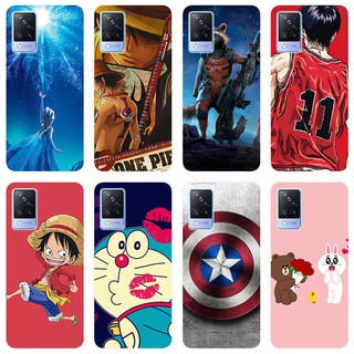 เคส Vivo V21 5G Case Silicone TPU Soft Casing Vivo V21 5G VivoV21 เคสซิลิโคน Back Cover