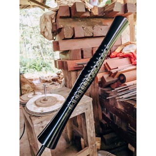 ไม้รัก พ่นสีดำ ขนาด 42 ซม ปี่ใต้ช่างอ๊อดรับประกันเสียงดีทุกอ…