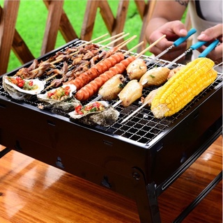 Mini BBQ เตาปิ้งย่าง เตาย่างบาบีคิว เตาย่างแบบพกพา เตาย่างใช้ถ่าน เตาสำหรับปาร์ตี้