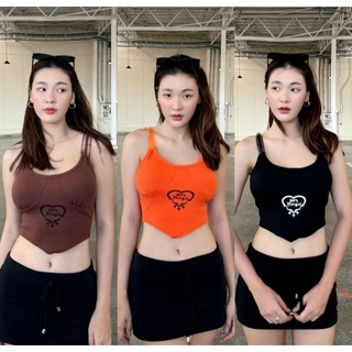 เสื้อครอปสายฝอทรงสวย