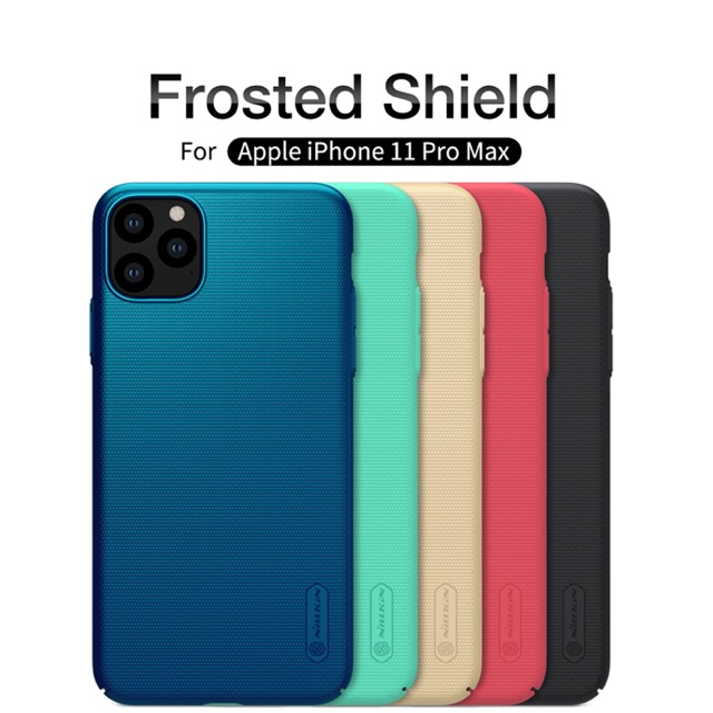 Nillkin เคสมือถือ Apple iPhone 11 Pro Max รุ่น Super Frosted Shield Matte hard case Upgrade touch feeling