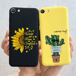 Oppo A1601 / A59 / A37f / A37 / A59 / F1s เคสดอกทานตะวัน นิ่ม TPU ซิลิโคน เคสโทรศัพท์ ด้านหลัง