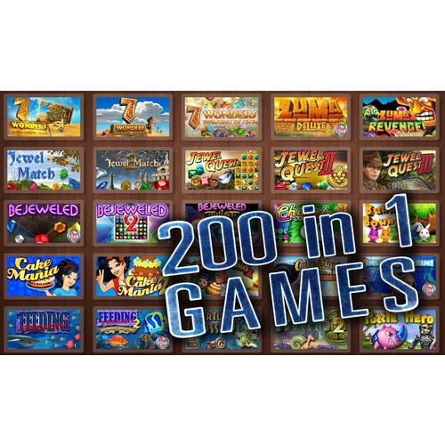 รวมเกม Mini Game PC 200 IN 1 เกมส์ไม่ใช้เน็ต