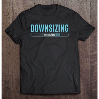 เสื้อยืด Downsizing In Progress Loading Meter สําหรับผู้ชาย