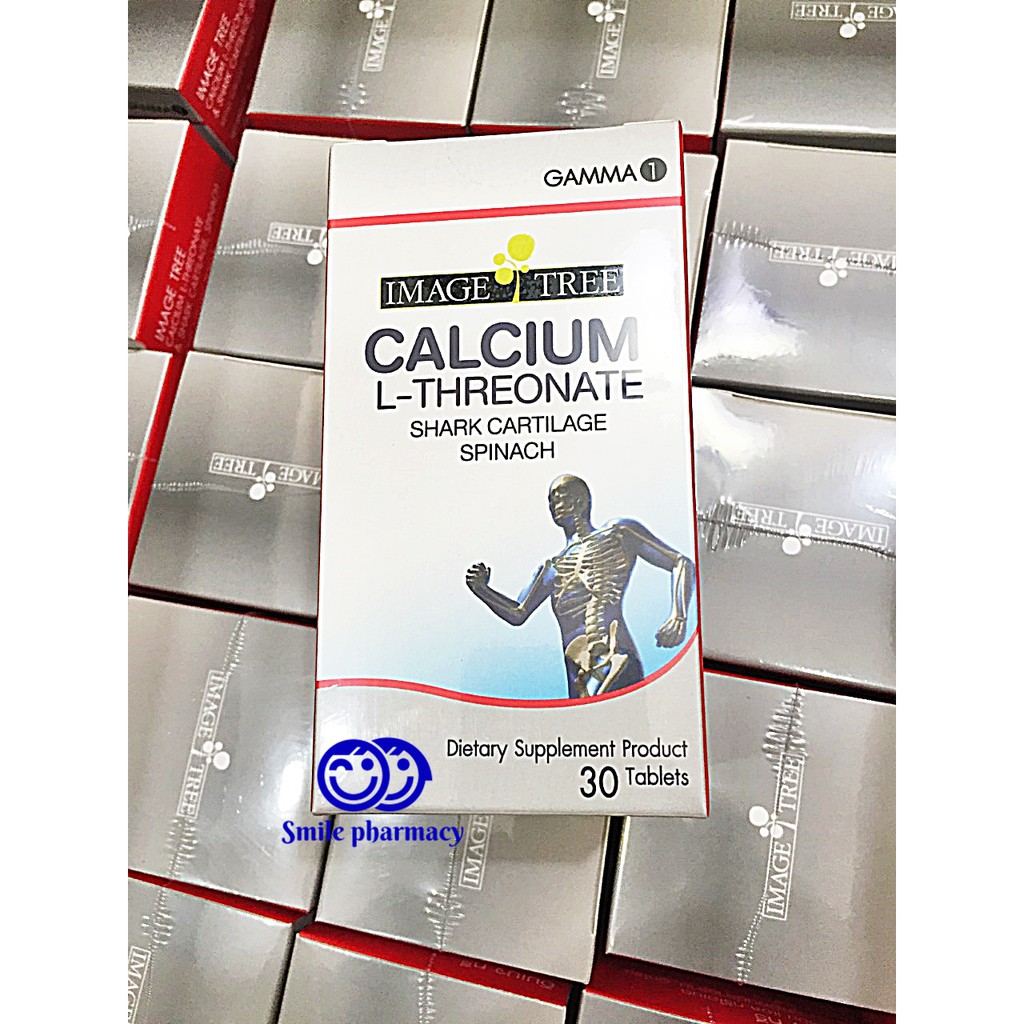 Exp.11/2022 พร้อมส่ง Image Tree Calcium L-Threonate อิมเมจ ทรี แคลเซียม แอล-ทรีโอเนต กระดูกอ่อนปลาฉล