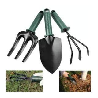 อุปกรณ์พลั่วพรวนดิน 3 ชิ้น Mini Garden Tool Set 3 pcs