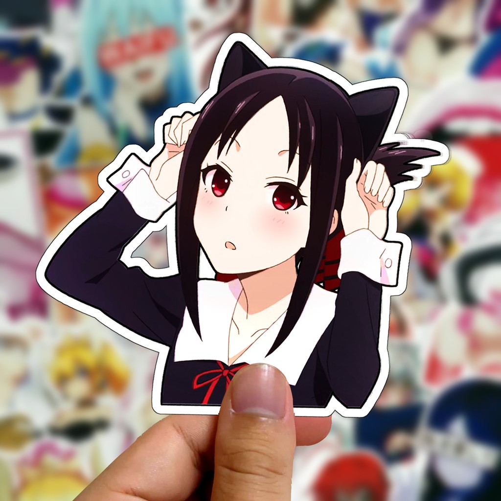 Kaguya-sama: Love Is War สติ๊กเกอร์ 2 ชิ้น Kaguya shinomiya  อนิเมะสติ๊กเกอร์ Kaguya-sama wa Kokuras