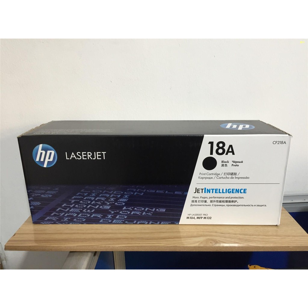 CF218A ดั้งเดิม ตลับหมึก HP Laserjet pro M104A M104W M132A M132NW