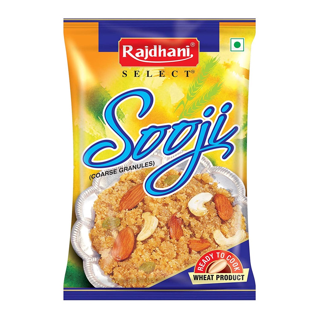 Rajdhani Sooji Coarse Granules (Semolina)500g. | Shopee Thailand