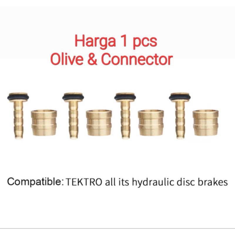 ตัวเชื่อมต่อมะกอก Tektro Olive Connector เบรกไฮดรอลิก Tektro