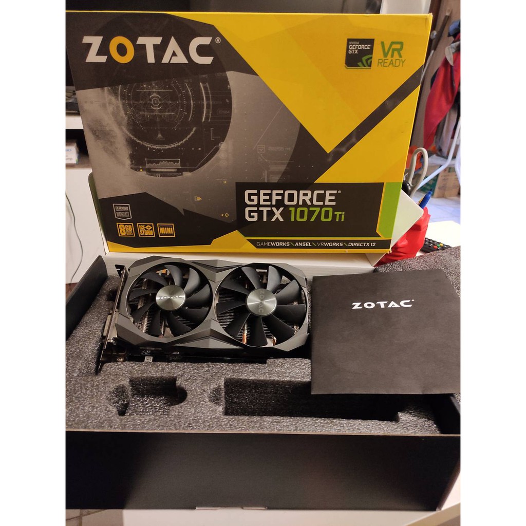 Gtx 1070 ti ZOTAC มือ 2 สภาพดี ram micron