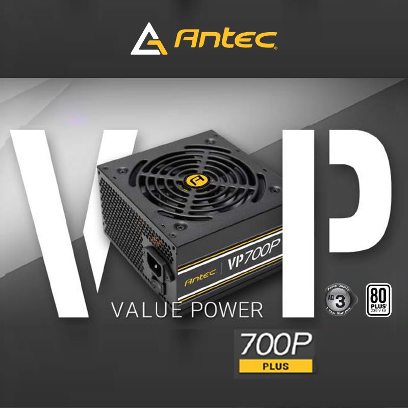 POWER SUPPLY ANTEC 700W VP700P PLUS TH อุปกรณ์จ่ายไฟ