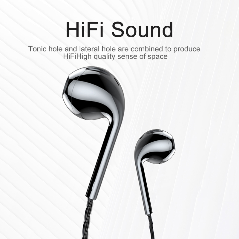 ชุดหูฟังสเตอริโอพร้อมไมโครโฟน 3 . 5 มม . Q2 In - Ear