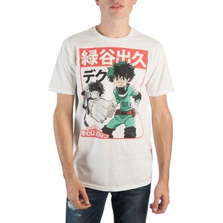 『Featured』 เสื้อยืดแขนสั้น คอกลม ผ้าฝ้าย 100% พิมพ์ลาย Mha My Hero Academia Deku One All Whitet Gildan Valentines Gift L