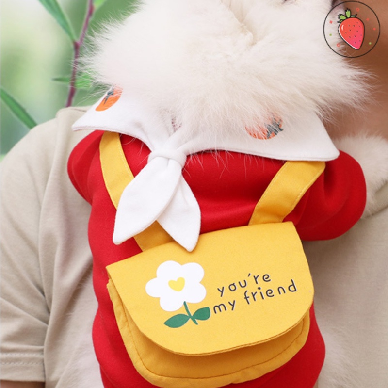 AimayaPet ชุดสัตว์เลี้ยง ชุดสัตว์สุดเท่ เสื้อยืดลายน่ารักแฟชั่นฤดูร้อนสําหรับสัตว์เลี้ยงสุนัขแมว XL - รูปที่ 6