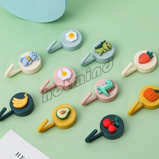 HotMind ตะขอแขวนติดผนัง ลายการ์ตูนน่ารัก 3D Cartoon coat hook