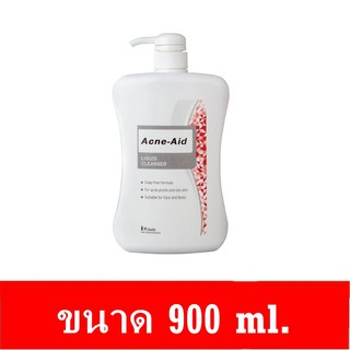 Acne-Aid แอคเน่-เอด ลิควิด คลีนเซอร์ คลีนเซอร์สำหรับปัญหาสิว เหมาะสำหรับผิวมัน สิวอุดตัน 900 มล.