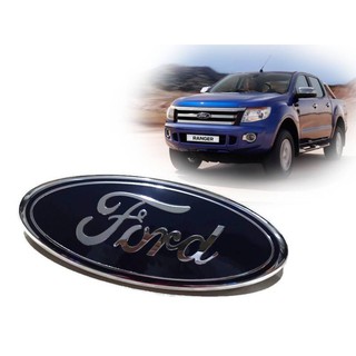 LOGO FORD หน้ากระจังหน้าสัญลักษณ์แผ่นโลโก้ 2012-2018  ขนาด 9x22.5