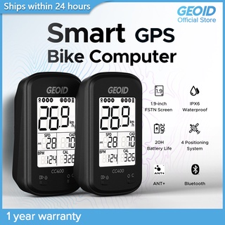 [รับประกันอย่างเป็นทางการ]Geoid CC400 จีพีเอสจักรยานคอมพิวเตอร์ Speedometer ระยะทางคอมพิวเตอร์จักรยานไร้สายบลูทู ธ กันน้ำ ANT + จักรยาน Cadence จักรยานติดตามคอมพิวเตอร์