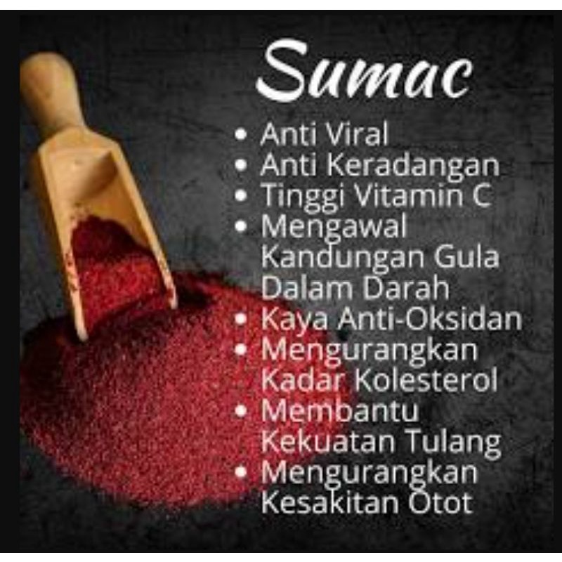💥HOTITEM💥1 KILO RED SUMAC MERAH KILO HERBS ORIGIN จาก LEBNON