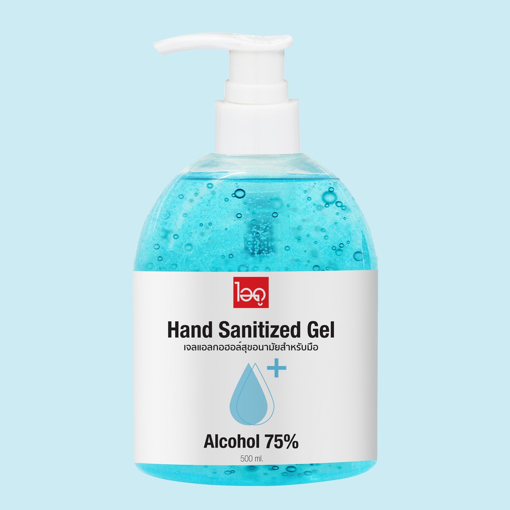 เจลล้างมือ แอลกอฮอลล์ 75% hand sanitizer gel ขนาด 500ml by idofragrance