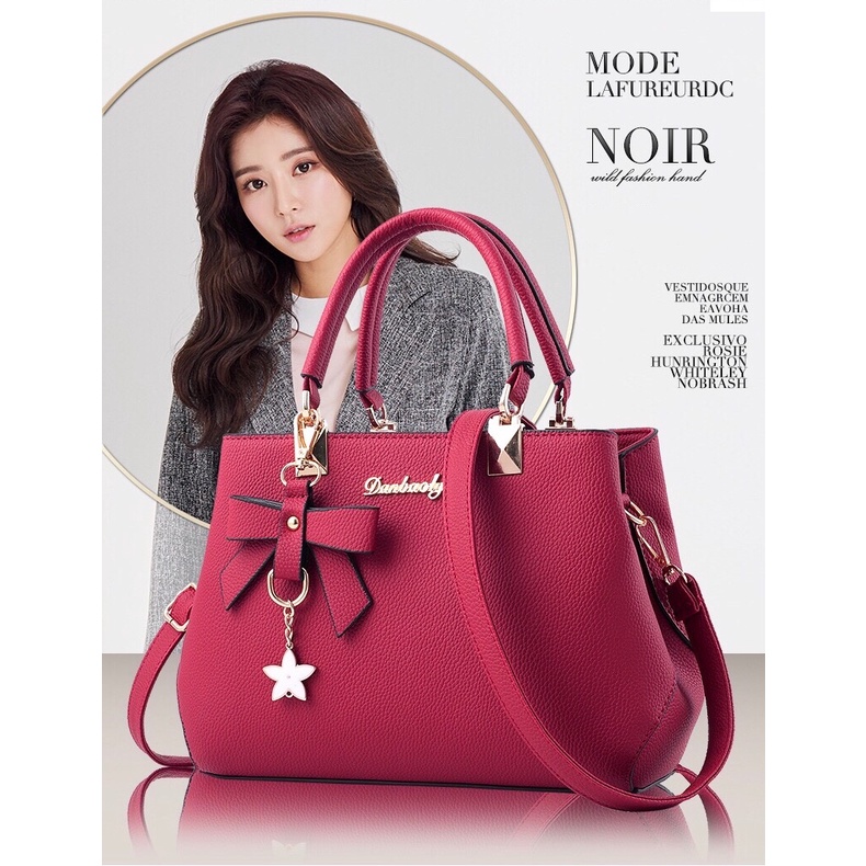 ♥งานเกรดพรีเมี่ยม♥กระเป๋าถือหนังคาเวียร์ กระเป๋าถือหนังอย่างดีคุณภาพแบรนด์ดัง เรียบหรูดูแพง รหัสBA2**มีเก็บเงินปลายทาง