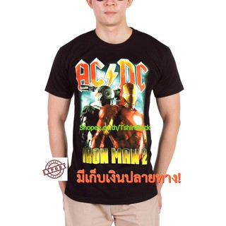 เสื้อยืดวินเทจเสื้อวง Ac/Dc เสื้อยืด acdc เอซี/ดีซี เสื้อร็อค เสื้อทัวร์ เสื้อวินเทจ RCM1074S-5XL