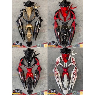 ชุดสี Honda Airblade ตัวเก่า ชุดสีแอร์เบลด **ลายสติ๊กเกอร์อาจจะไม่ตรงตามภาพ** สีแดงดำ,ขาวแดง,ดำทอง งานเทียม ทำสีระบบ2K