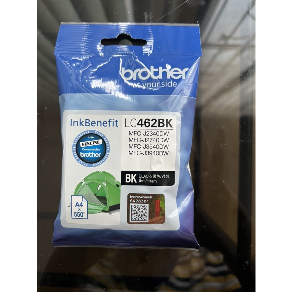 ฺBROTHER LC-462BK BK ดำ INK FOR MFC-J2340DW, MFC-J2740DW, MFC-J3540DW, MFC-J3940DW (550 PAGES ISO 24