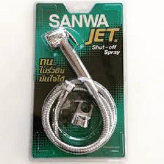 ฝักบัว ชำระ(SANWA JET)ของแท้ SHUT-OFF SPRAY JET (8858799709077)