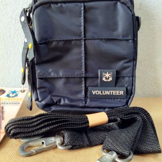 VOLUNTEER VA-1590-13กระเป๋าใส่โทรศัพท์ มือถือ กระเป๋าอเนกประสงค์ กระเป๋าเหน็บเอว กระเป๋าสะพายข้าง (เล็ก) ทรงตั้ง