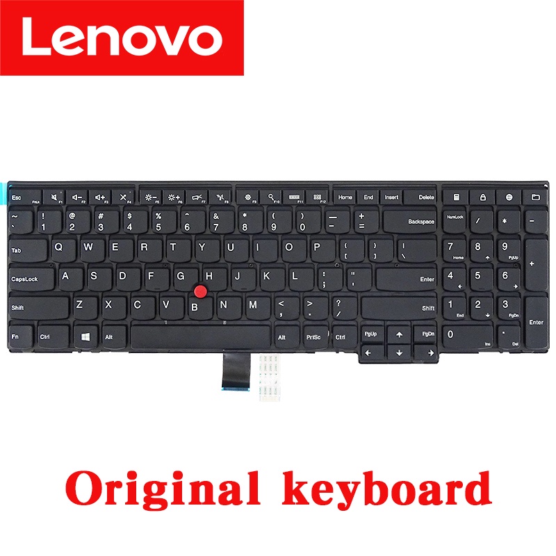 Lenovo ThinkPad E540 E531 L540 L560 L570 W540 W541 W550S T540 T540P T550 T560 p50S แป้นพิมพ์โน้ตบุ๊ค 04Y2426 04Y2348