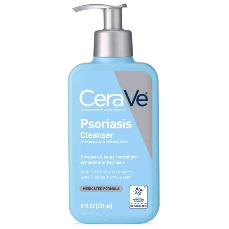 [ของแท้ 100%] CERAVE PSORIASIS CLEANSER 2% SALICYLIC ACID PSORIASIS WASH