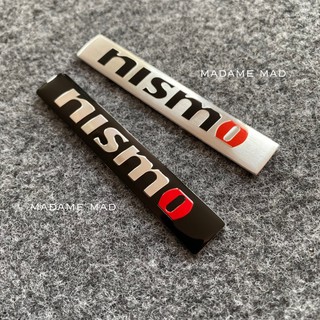 โลโก้ NISMO ชิ้นงานอลูมิเนียมบาง ขนาด 7.3x1.2cm